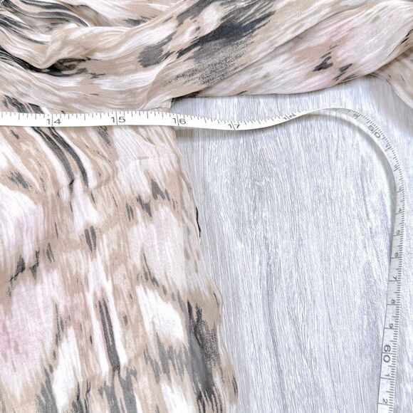 Printed Off the Shoulder Long Sleeve Top XS - Picture 4 of 6